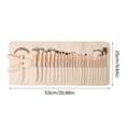 thumbnail image 3 of Cosmetic Brush Kit, Makeup Brush Tool Portable Super Soft Natural  for Professional Use, 3 of 8