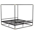 thumbnail image 1 of CosmoLiving Celeste Canopy Metal Bed, King, 1 of 9