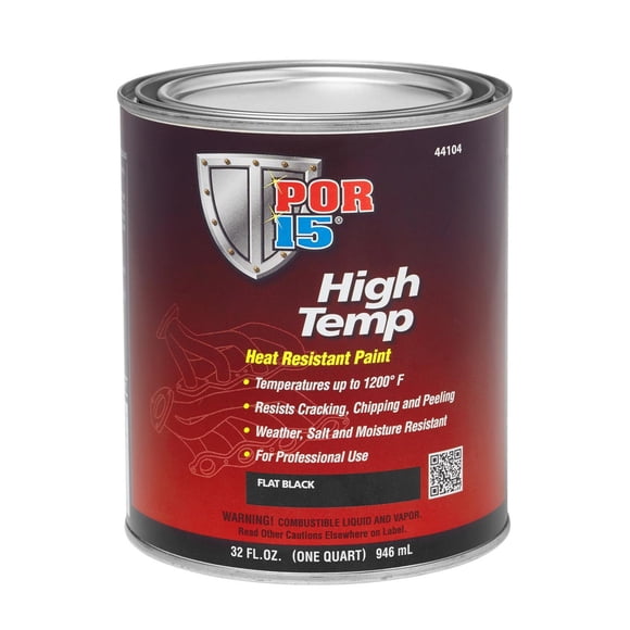 Por 15 Peinture 44104 Noir Plat; Pot; 1 Quart; Simple