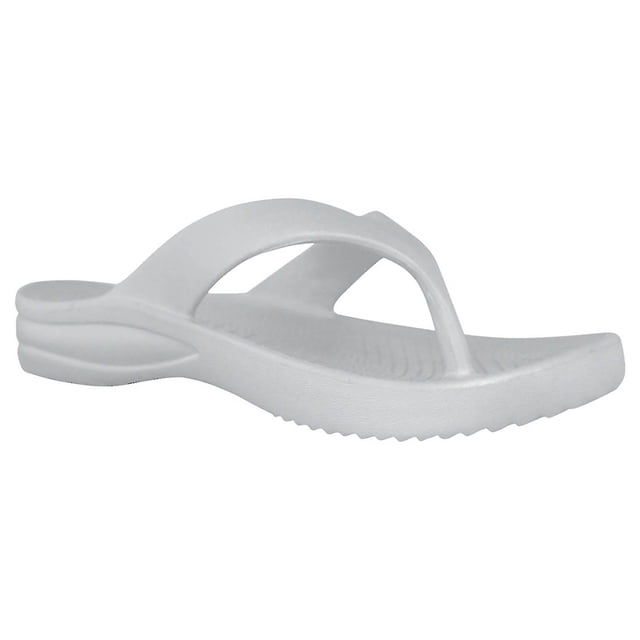 Women's Dawgs Flip Flops White Size 11