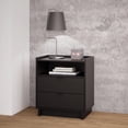 thumbnail image 5 of Prepac Simply Modern 23.75" White 2-Drawer Nightstand, 5 of 5