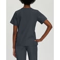 thumbnail image 3 of Landau Essentials Scrub Top for Women: 4 Pockets, Classic Relaxed Fit, Durable V-Neck 8219, 3 of 5