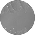 thumbnail image 1 of Ahgly Company Tapis d'Intérieur Ronds Transitionnels Gris Foncé Lavables à la Machine, 4 Pieds Rond, 1 of 7