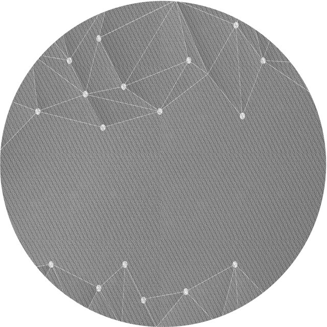 Ahgly Company Tapis d'Intérieur Ronds Transitionnels Gris Foncé Lavables à la Machine, 4 Pieds Rond
