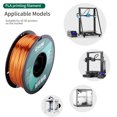 thumbnail image 3 of Amdohai eSUN 3D Printer Silk Shiny PLA Filament 1.75mm Metalic Silk Gold /Silver /Copper Filament Dimensional, 3 of 8