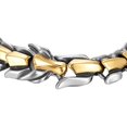 thumbnail image 4 of Gothic Punk Bracelet Titanium Steel Dragon Scale Bangle Dragon Scale Bangle Bracelet Multicolor 7.48 inch, 4 of 9