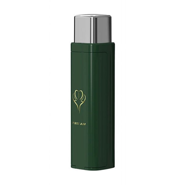 Forest Green Patented Dental Floss Dispenser: Automatic Pop-Up, Compact & Portable Storage Case with Large Capacity, Durable Material for Travel and Daily Oral Care, Easy-to-Use On-the-Go Design