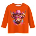 thumbnail image 4 of TZEWGL T-Shirts pour Nouveau-Né Imprimé Col Rond Ample Manches Courtes Raccourcies Blouse pour Bébé Taille 13-14T, 4 of 4