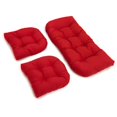 thumbnail image 1 of U-Shaped Twill Tufted Settee Cushion Set (Set of 3), 1 of 3