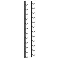 thumbnail image 1 of vidaXL Wall Mounted Wine Rack for 12 Bottles Black Iron, 1 of 4