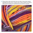 thumbnail image 3 of Unique Bargains Cotton Blend Colorful Orange Yarn, 5 Pack, 50g Each, 3 of 8