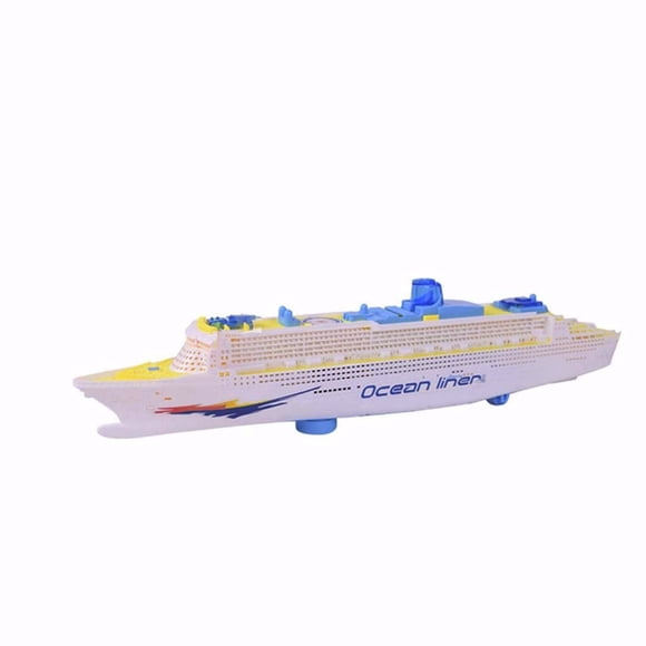 Leutsin Kids Colorful Ocean Liner Ship Boa T Electric Flashing LED Light Sound Toy