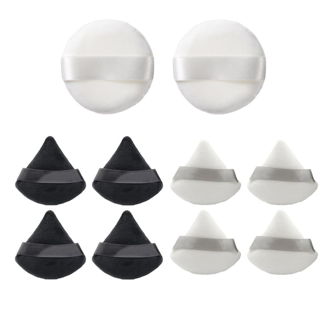 MasteelfCA 10pcs Loose Power Puffs Cosmetic Powder Puffs Women Makeup Applicators