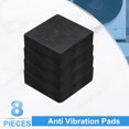 thumbnail image 3 of Uxcell 8 Pack Rubber Anti Vibration Pads, 2" x 2" x 0.8" Square Rubber Shock Absorbing Washer Pads, Non-Skid Protector Mat for Washer Dryer Air Conditioner Compressor, 3 of 6