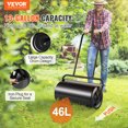 thumbnail image 2 of VEVOR Rouleau de Pelouse, Rouleau de Cour de 13 Gallons Rempli de Sable/eau, Rouleau de Gaze d'Acier avec Bouchon à Rotation Facile et Poignée Ergonomique en U pour une Poussée et une Traction Pratiques, pour Pelouse, Jardin, Ferme, Parc, Noir, 2 of 8