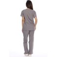thumbnail image 5 of Women's Scrub Sets Six Pocket Medical Scrubs (V-Neck with Cargo Pant), 5 of 5