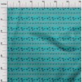 thumbnail image 2 of oneOone Tissu Popeline de Coton Rayé/feuilles & Imprimé Floral BTY 56 Pouces de Large, 2 of 4
