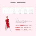 thumbnail image 5 of Jizyo Robe de Danse Lyrique Sans Manches pour Filles, Robe de Patinage Artistique Scintillante, Justaucorps de Ballet avec Jupe en Maille Transparente, Vert 6, 5 of 5