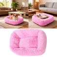 thumbnail image 1 of Calming Self Warming Pet Bed for Cats and Dogs Soft Cuddler Cushion Machine Washable Indoor Outdoor Use, 1 of 5