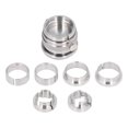 thumbnail image 1 of 8pcs Ensemble Support de Base de Mouvement de Montre, Kit d'Outils de Réparation de Montre Horloger, Réparation de Montre en Acier Inoxydable Argent Entretien Outils pour BZ 2000, Outil de Remplacement de Batterie de Montre Professionnelle, 1 of 8