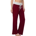 thumbnail image 2 of ORUYROP Womens Wide Leg Yoga Palazzo Pants Casual Printed Drawstring Trousers, 2 of 3