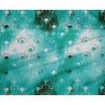 thumbnail image 4 of oneOone Polyester Lycra Turquoise Green Fabric Abstracts Sewing Craft Projects Fabric Prints By Yard 56 Inch Wide, 4 of 4