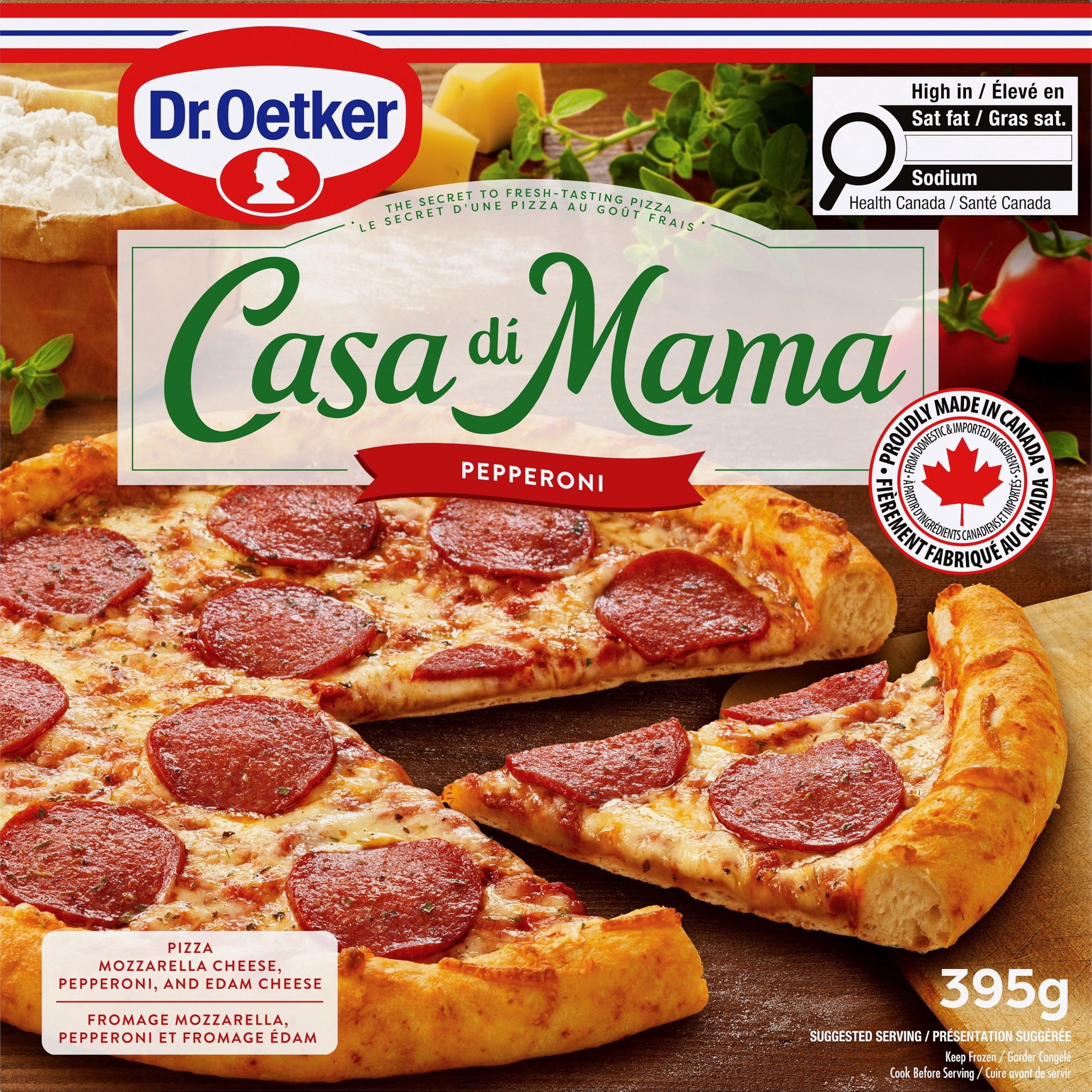 Dr. Oetker Casa Di Mama Pizza, Pepperoni