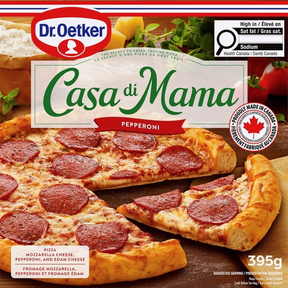 Dr. Oetker Casa di Mama Pepperoni Pizza, 395 g