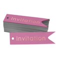 thumbnail image 1 of Inkdotpot Étiquettes d'Invitation en Feuille d'Or Rose Véritable pour Fête 50 Pcs, 1 of 1