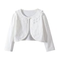 thumbnail image 1 of Boléro Cardigan en Dentelle pour Tout-Petits, Enfants, Bébés, Petites Filles, Shrug, Hauts, Vêtements, 1 of 1