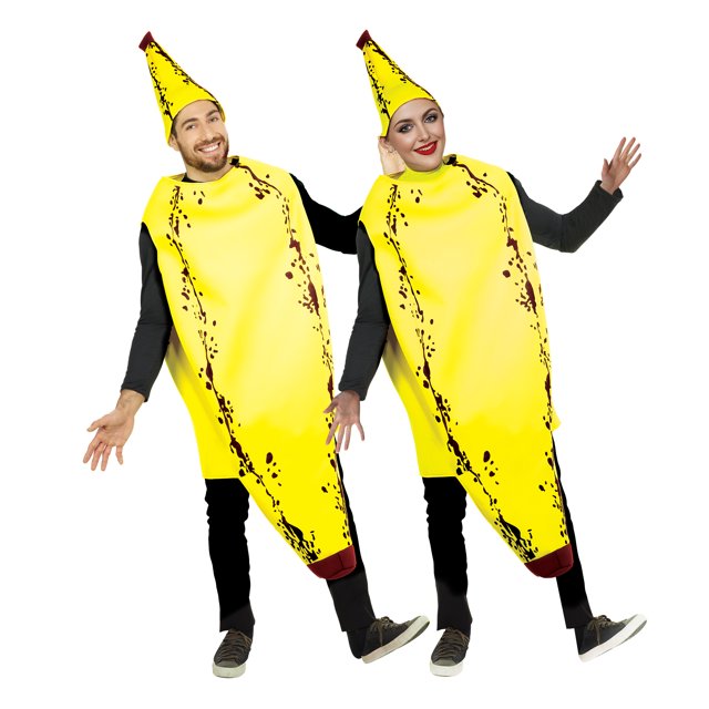 Banana Costume for Unisex Adults, One Size Fits Most, Partyholic