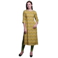 thumbnail image 1 of Bimba Kurta à Manches 3/4 Imprimée Kurti Droite Vêtements d'Été pour Femmes, 1 of 6