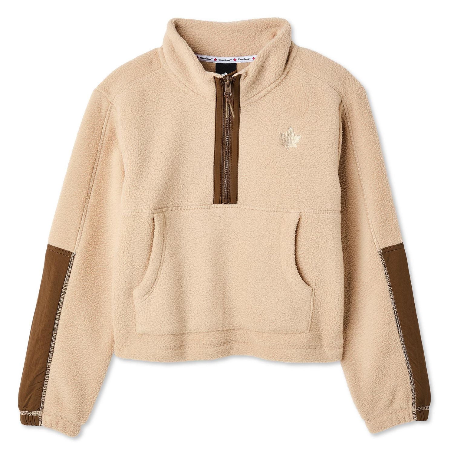 Chandail à demi-zip Canadiana x SGRC pour filles