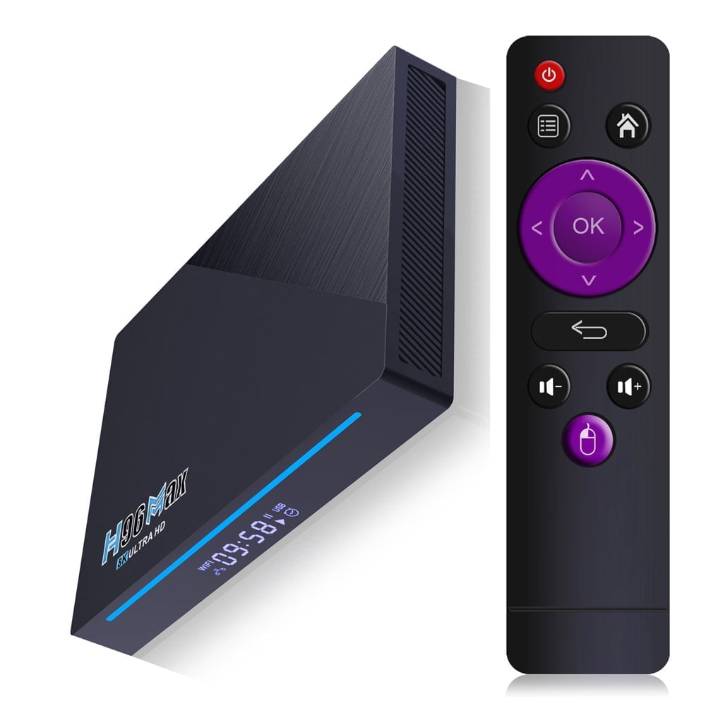 Android 11.0 TV Box H96 RK3566 with 8GB RAM 64GB ROM 8K Ultra HD H.265 Dual Band WiFi BT 5.0 Media Box 2.4/5Ghz 1000M LAN