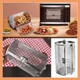 thumbnail image 5 of Dvruxg Panier de Rôtissoire pour Four Électrique, Panier de Four Extérieur, Rôtissoire, Friteuse à Air Chaud, Panier de Four, Cuiseur Vapeur en Fil, Cuiseur Vapeur pour Vêtements sur Pied, Unique à Rotation, Cage de Cuisson en Acier Inoxydable, 5 of 5