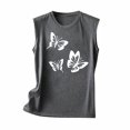 thumbnail image 3 of LSLJS Blouse Sans Manches Imprimée Décontractée pour Femme à Col Rond, Aguichant, Ajustée, Chandail à Enfiler, Débardeurs pour Femmes, 3 of 4