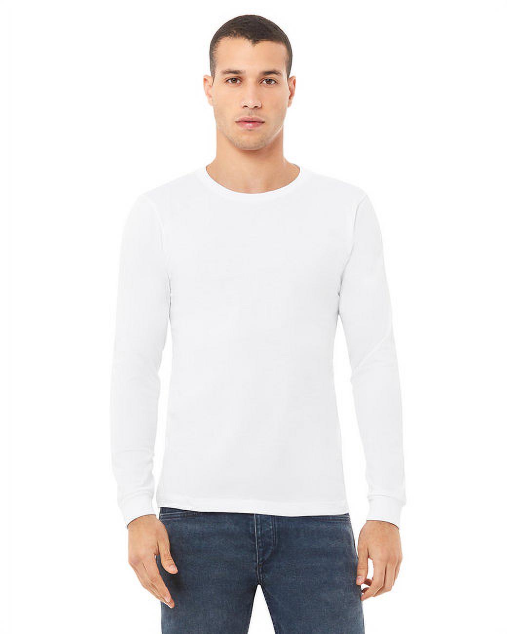 Bella Canvas T-Shirt Unisexe à Manches Longues Blanc m