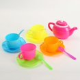 thumbnail image 4 of CUITING Pretend Play Kids Tea Party Set Washer Plastic Tea Cups for Tea Party Plastic Tea Set for Little Girls 3+ and Boyss Kids Tea Set Pretend Play Set, 4 of 9
