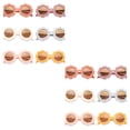 thumbnail image 3 of relayinert 3Pcs Kids Sun Eyewear PC Shell Elements Baby Spectacles Lovely Round Child Sunglasses Summer Beach Holiday Matching 2Set, 3 of 6