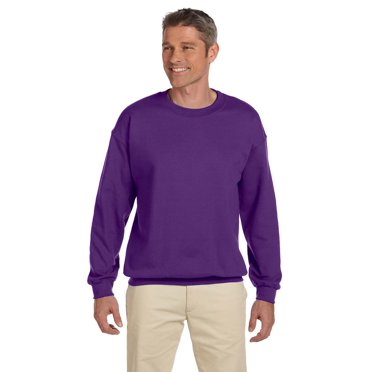 Gildan Mens Heavy Blend Crewneck Sweatshirt, 2XL, Purple