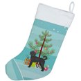 thumbnail image 2 of Carolines Treasures CK3847CS Black Labradoodle Christmas Tree Christmas Stocking, Large, Multicolor, 2 of 2