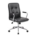 thumbnail image 1 of Boss Office Chair in Black with Chrome Arms, 1 of 5