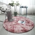 thumbnail image 1 of Fluffy Circle Rug for Bedroom  Kids Room  Teen‘s Room  Shaggy Circular Rug for Nursery Room Cute Room Decor for Baby, 1 of 2