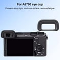 thumbnail image 4 of Camera Eyecup, 3 in 1 Camera Viewfinder Eye Cup Easy Installation with Hot Shoe Cover Level for Camera Accessories, 4 of 7