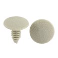 thumbnail image 2 of Unique Bargains 100 Pcs Brun en Plastique Pousser Type Rivets Fixation Voitures Porte Garniture Panneau Clips 7.5mm, 2 of 2