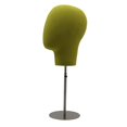 thumbnail image 3 of Yinanstore Mannequin Head with Stable Round Base, Adjustable, Professional, Durable Manikin Head, Display Stand Model for Glasses Hairpiece Headsets Masks Green, 3 of 6
