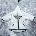 thumbnail image 1 of Imperméable Réutilisable Plus Épais Poncho de Pluie Veste Imperméable pour Enfants Garçon Fille, Transparent, m, 1 of 7
