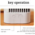 thumbnail image 4 of Portable automatic remote control air conditioning fan air conditioner with USB 3 speeds desktop air conditioning fan cooling fan air conditioner with lighting For home Bedroom, 4 of 5