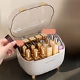 thumbnail image 1 of LSLJS Lipstick Storage Box Dusty Proof Tabletop Cosmetic Lipstick Box with Lid Premium Ins Wind Lip Gloss Lipstick Storage Rack, Home Accessories, 1 of 6