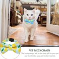 thumbnail image 5 of 2 Pack Breakaway Cat Collars with Bowtie, Safety Buckle Cat Collars with Bell, Summer Print Collars, 5 of 5